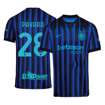 Men's Replica Nike Inter Milan Home Jersey 25/26 PAVARD #28
