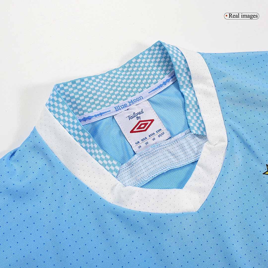Men's Replica Umbro Manchester City Home Jersey 11/12 - Image 4