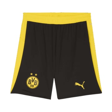 Men's Replica Puma Borussia Dortmund Home Shorts 25/26