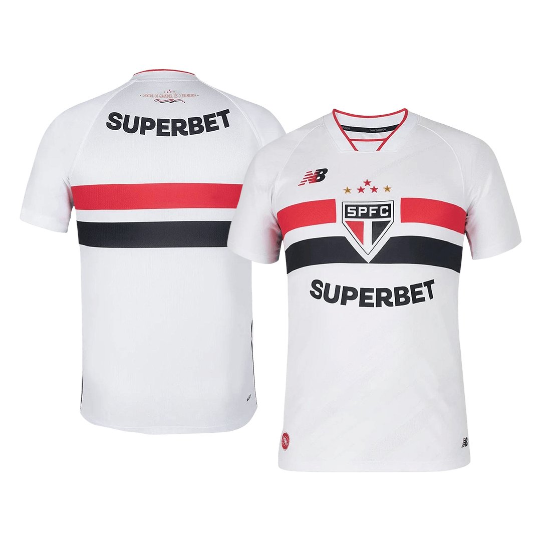 Men's Replica New Balance Sao Paulo FC Home Jersey 2026 - Image 3
