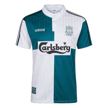 Men's Replica adidas Liverpool Away Jersey 95/96