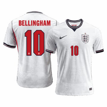 Men's Authentic Nike England Home Jersey 2026 BELLINGHAM #10