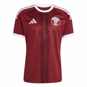 Men's Replica adidas Qatar Home Jersey 2026