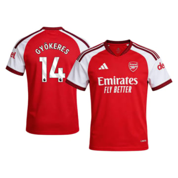 Men's Replica adidas Arsenal Home Jersey 26/27 GYÖKERES #14