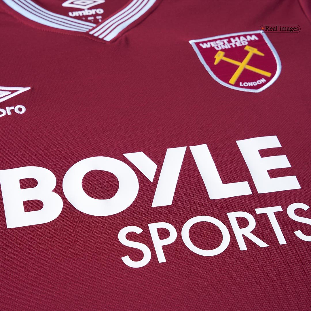 Men's Replica Umbro West Ham United Home Jersey 25/26 - Image 10