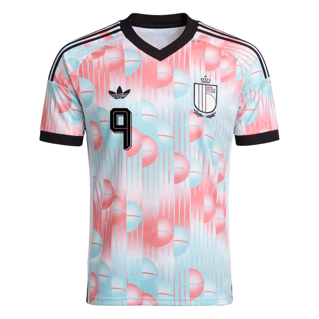 Men's Replica adidas Belgium Away Jersey 2026 LUKAKU #9 - Image 3