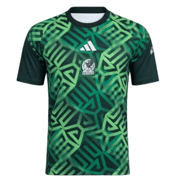 Men's Replica adidas Mexico Pre-Match Training Jersey 2026