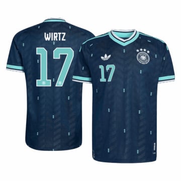 Men's Authentic adidas Germany Away Jersey 2026 WIRTZ #17