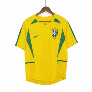 Men's Replica Umbro Brazil Home Jersey 02/03