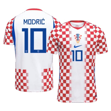 Men's Authentic Nike Croatia Home Jersey 2026 MODRIĆ #10