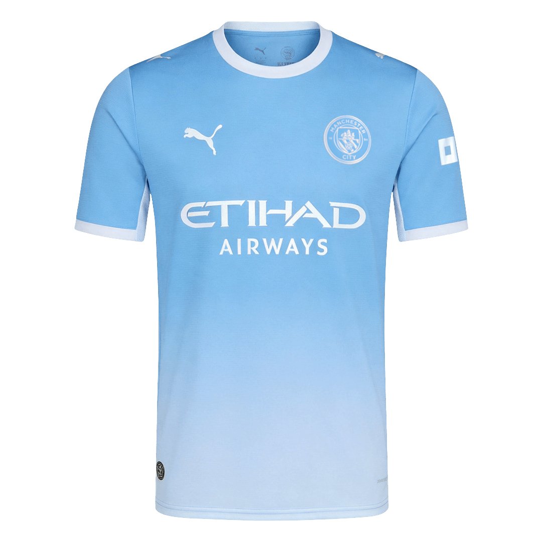 Men's Replica Puma Manchester City Home Jersey 26/27 CHERKI #10 - Image 3