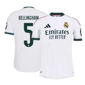 Men's Authentic adidas Real Madrid Home Jersey 26/27 BELLINGHAM #5