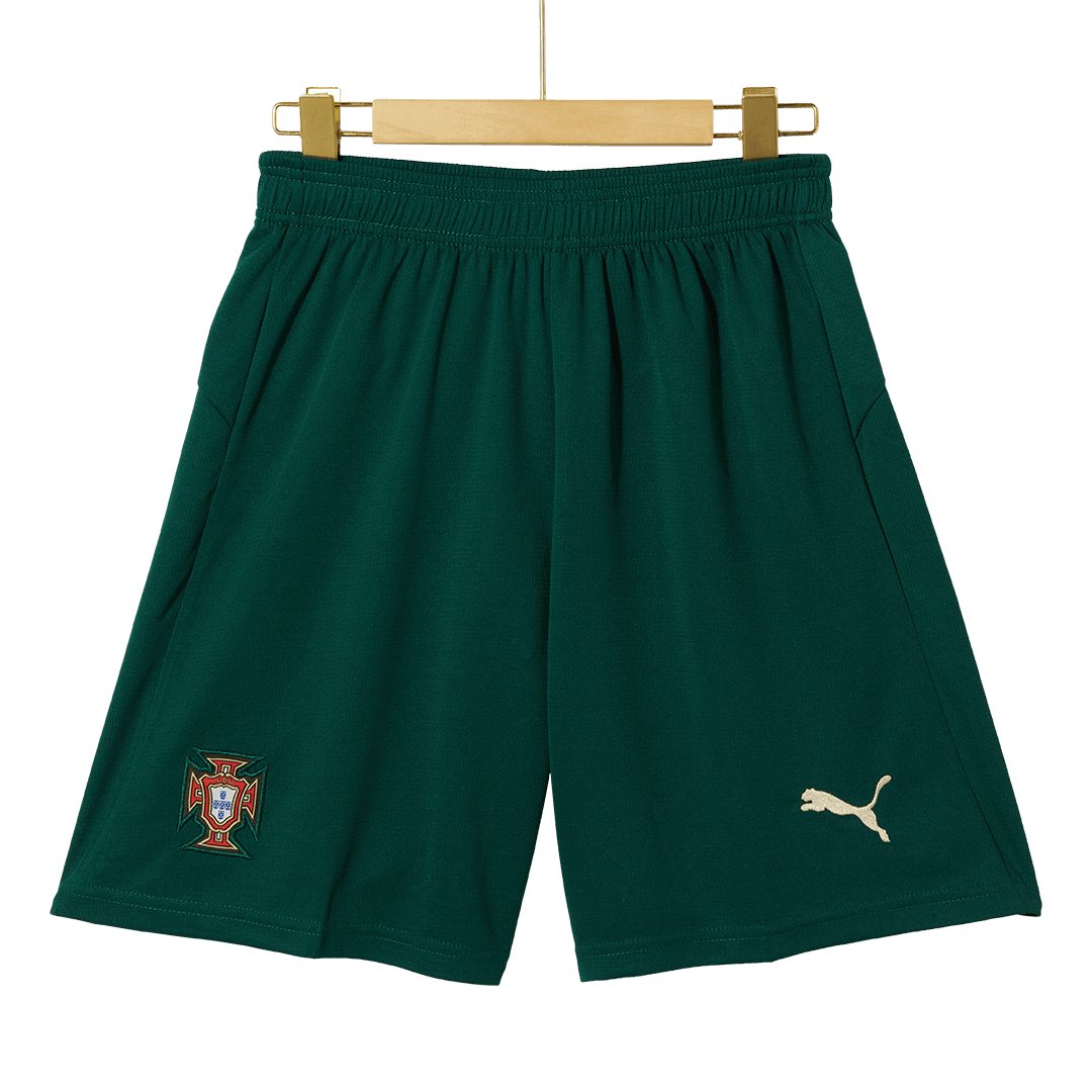 Men's Replica Puma Portugal Home Shorts 2025 - Image 4
