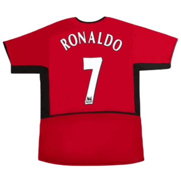 Men's Nike Manchester United Home Jersey 02/04 Ronaldo #7