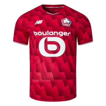 Men's Replica New Balance Lille OSC Home Jersey 25/26