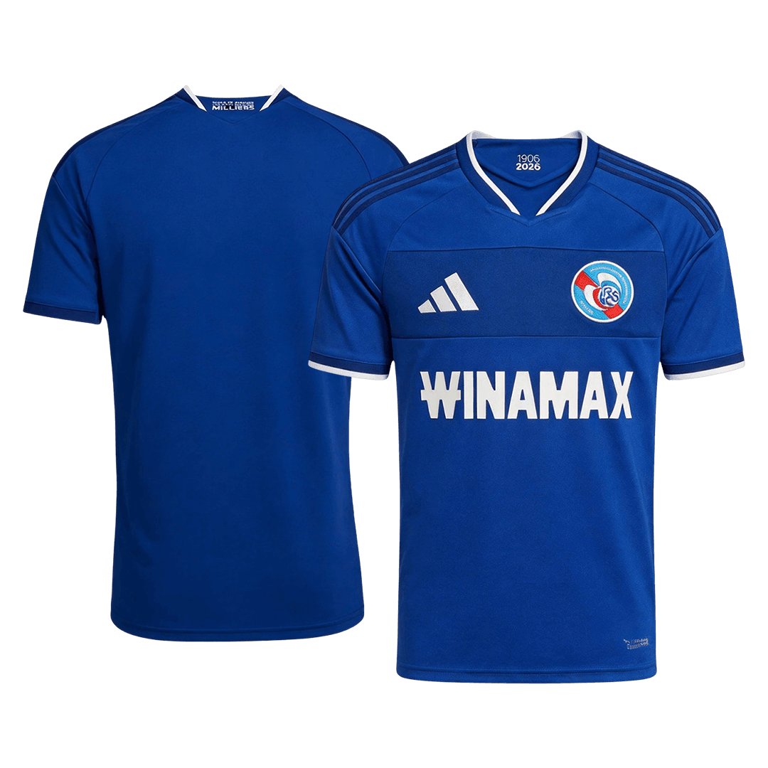 Men's Replica Nike RC Strasbourg Home Jersey 26/27 - Image 3