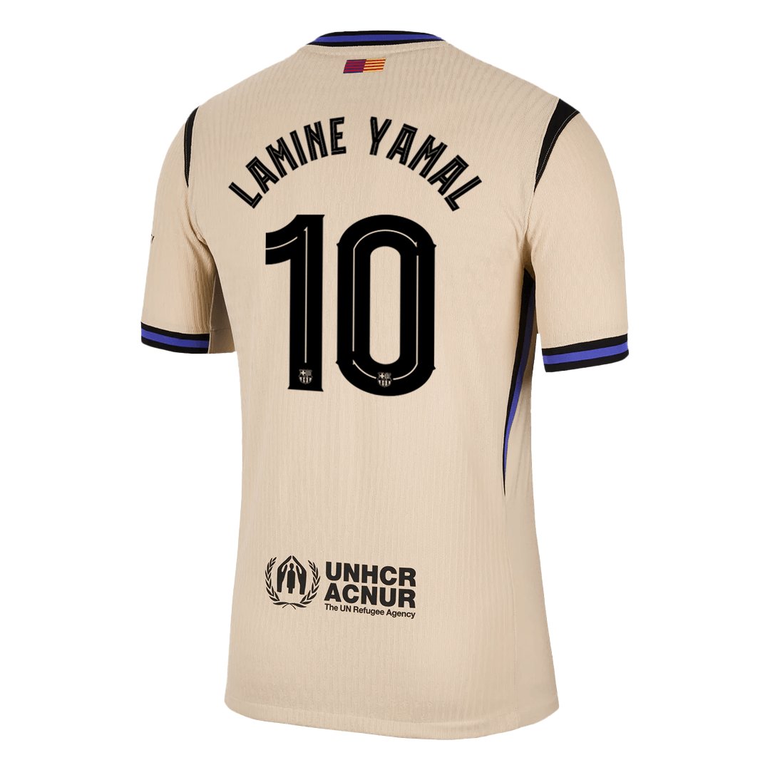 Men's Authentic Nike Barcelona Away Jersey 25/26 LAMINE YAMAL #10 - Image 3