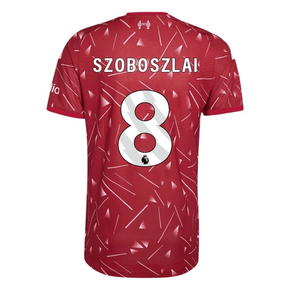 Men's Authentic Nike Liverpool Home Jersey 26/27 SZOBOSZLAI #8 - Image 2