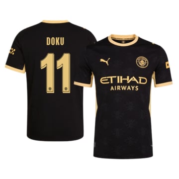 Men's Authentic Puma Manchester City Away Jersey 26/27 DOKU #11