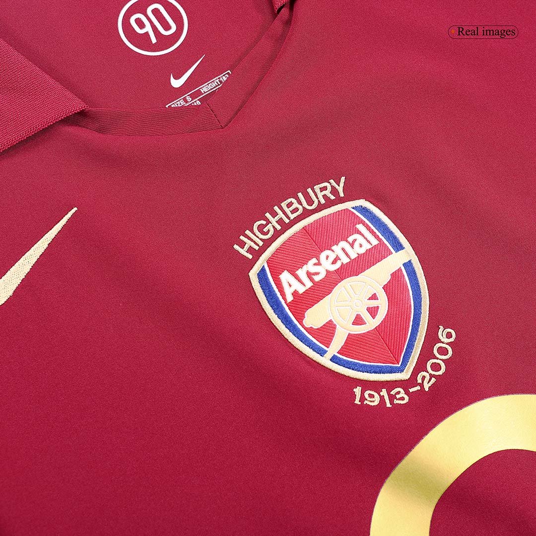 Men's Replica Nike Arsenal Home Jersey 05/06 - Image 5