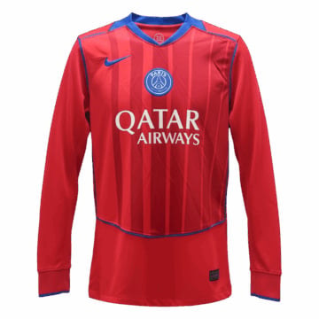 Men's Replica Nike Paris Saint-Germain Third Long Sleeve Jersey 25/26