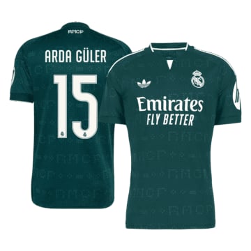 Men's Replica adidas Real Madrid Away Jersey 26/27 ARDA GÜLER #15