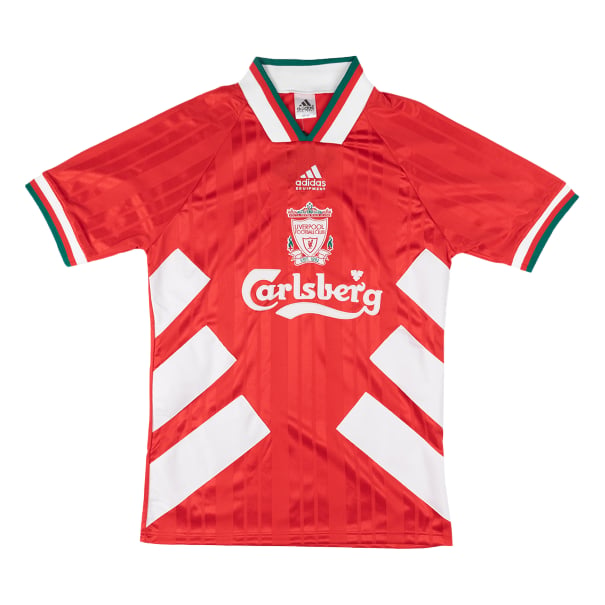 Men's Replica adidas Liverpool Home Jersey 93/95