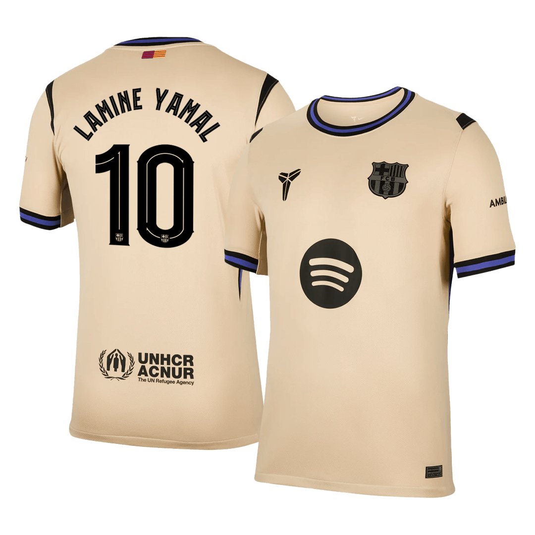 Men's Barcelona LAMINE YAMAL #10 Away Jersey 25/26