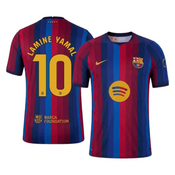 Men's Authentic Nike Barcelona Home Jersey 26/27 LAMINE YAMAL #10
