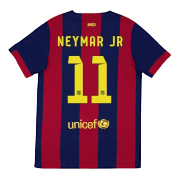 Men's Nike Barcelona Home Jersey 14/15 NEYMAR JR #11