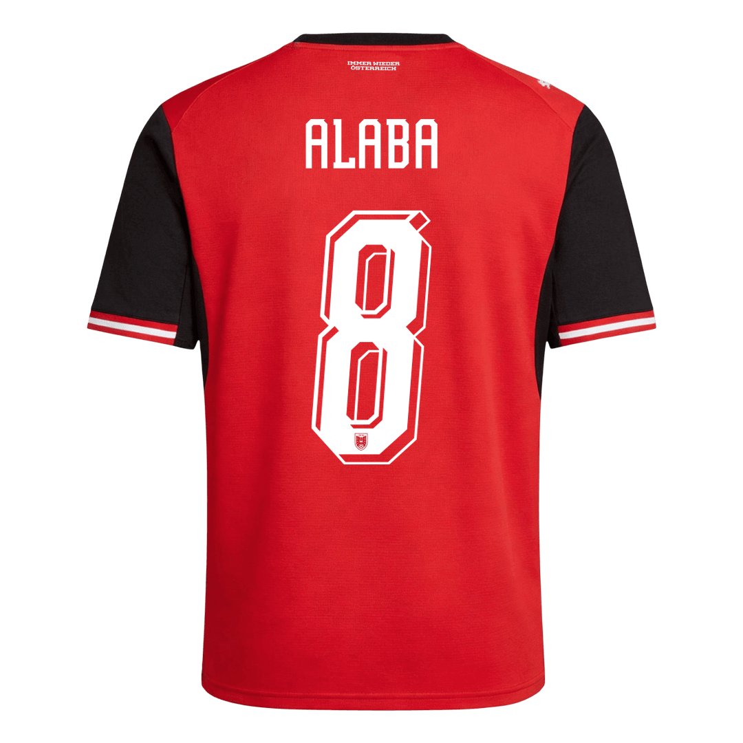 Men's Replica Puma Austria Home Jersey 2026 ALABA #8 - Image 4