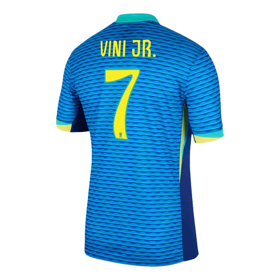 Men's Brazil VINI JR. #7 Away Jersey 2024 - Image 3