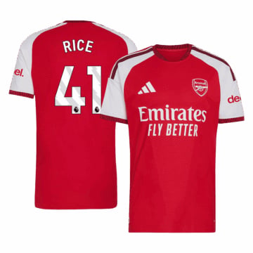 Men's Authentic adidas Arsenal Home Jersey 26/27 RICE #41