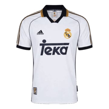 Men's Replica adidas Real Madrid Home Jersey 99/00