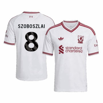 Men's Replica Nike Liverpool Away Jersey 26/27 SZOBOSZLAI #8