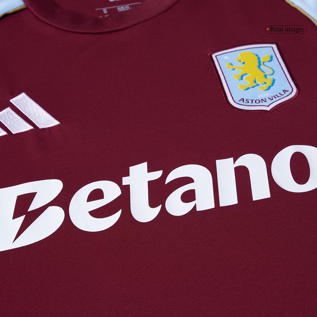 Men's Replica adidas Aston Villa Home Jersey 25/26 - Image 8