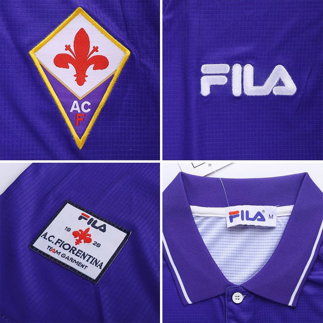 Retro Men's Fiorentina Home Jersey 98/99 - Image 9