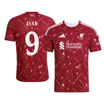 Men's Replica adidas Liverpool Home Jersey 26/27 ISAK #9