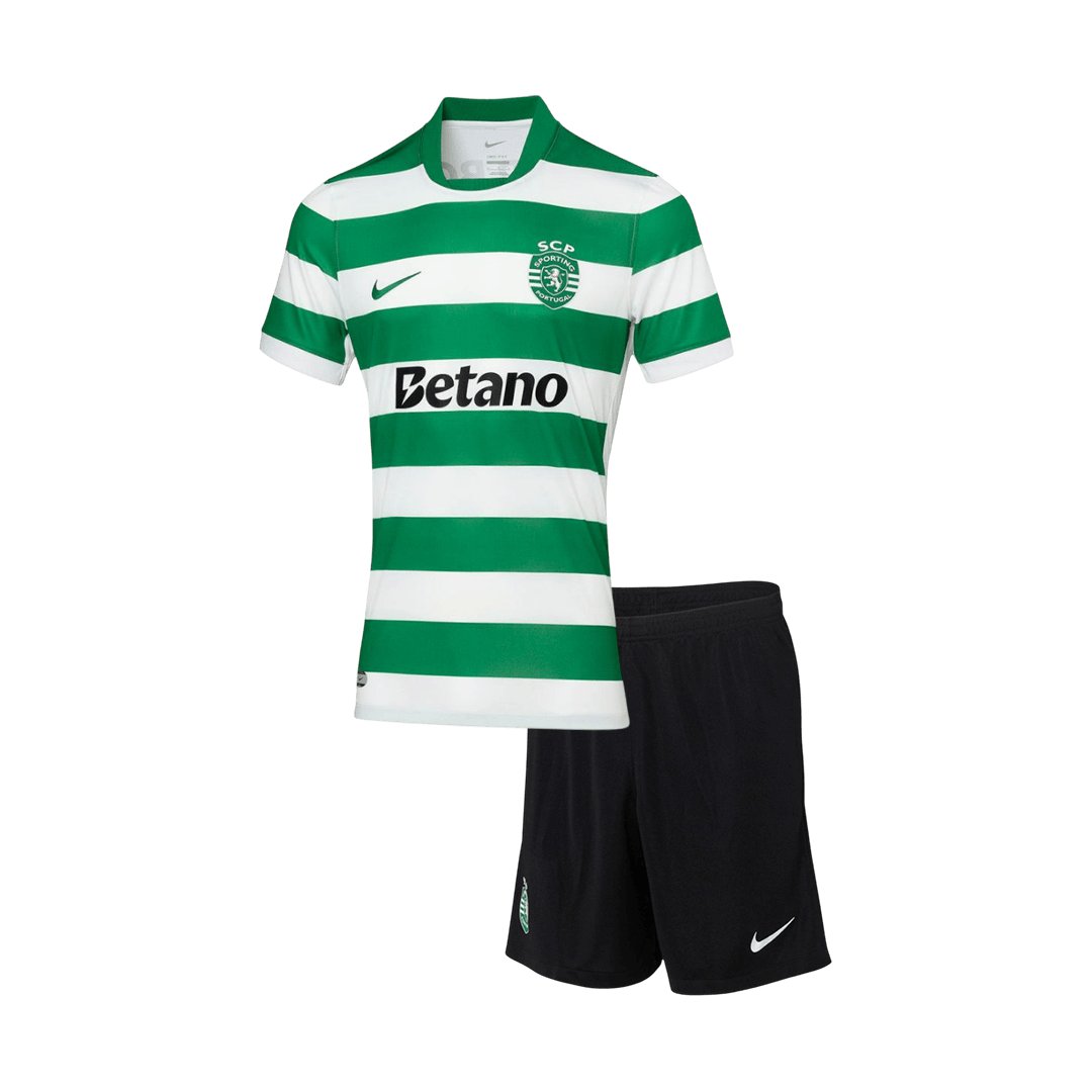 Kid's Sporting Lisbon Home Kit 25/26