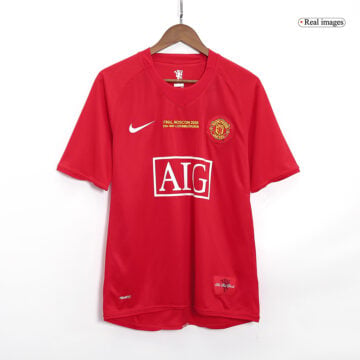 Men's Replica Nike Manchester United Champion Jersey 07/08