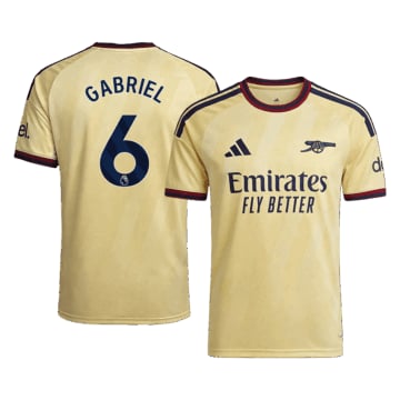 Men's Replica adidas Arsenal Third Jersey 26/27 GABRIEL #6