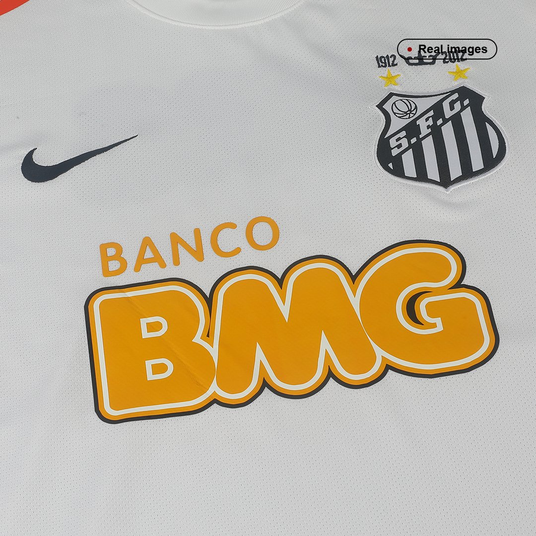 Men's Santos FC NEYMAR JR #11 Home Jersey 2012 - Image 7