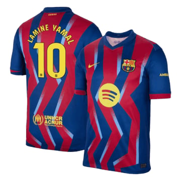 Men's Replica Nike Barcelona Fourth Jersey 25/26 LAMINE YAMAL #10