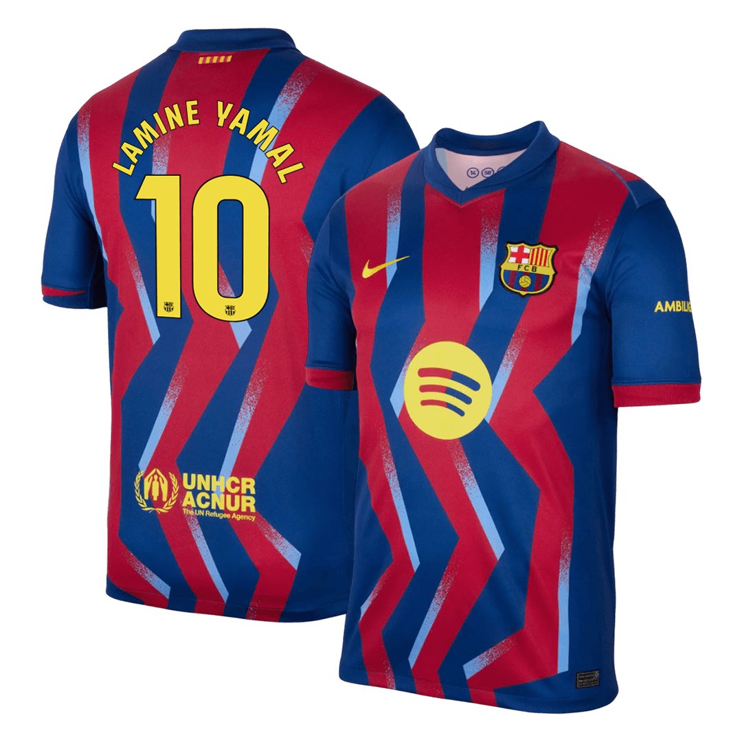 Men's Barcelona LAMINE YAMAL #10 Fourth Jersey 25/26