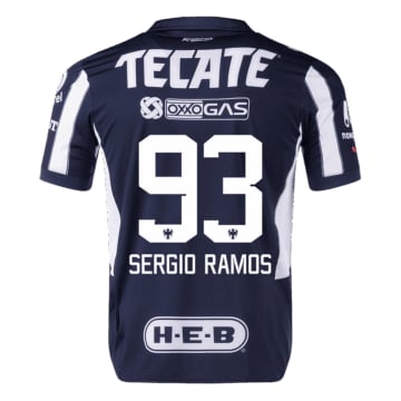 Men's Authentic Puma CF Monterrey Home Jersey 24/25 SERGIO RAMOS #93