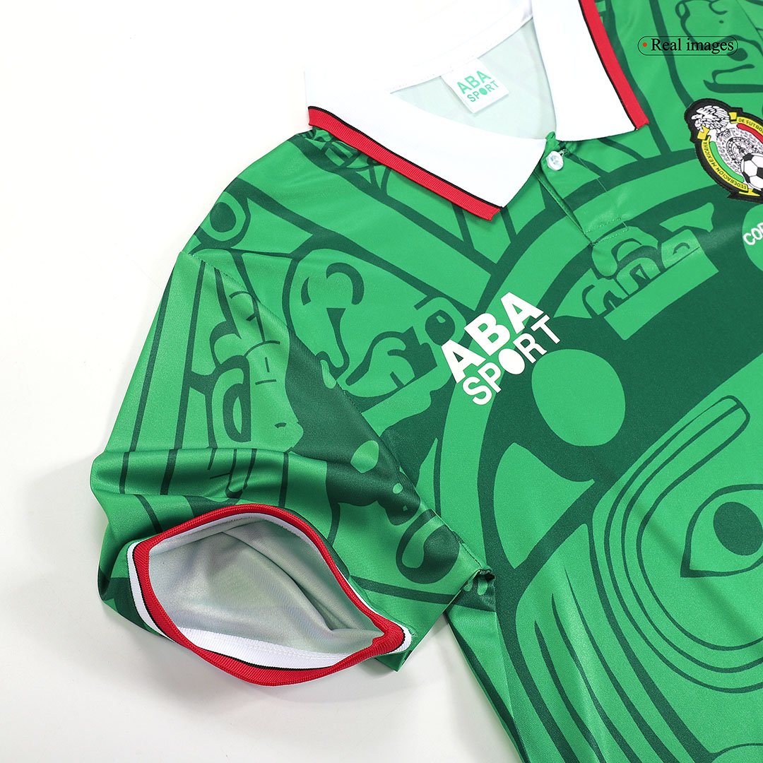 Retro Men's Mexico Home Jersey 1998 - Image 6