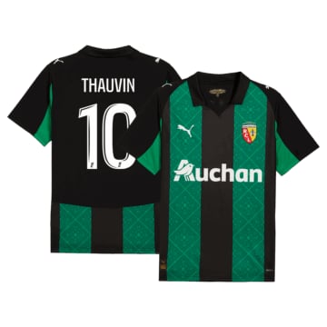 Men's Replica Puma RC Lens Away Jersey 25/26 THAUVIN #10