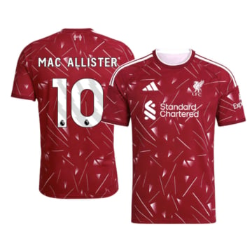 Men's Replica adidas Liverpool Home Jersey 26/27 MAC ALLISTER #10