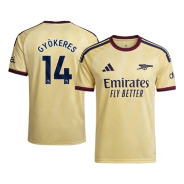 Men's Authentic adidas Arsenal Third Jersey 26/27 GYÖKERES #14