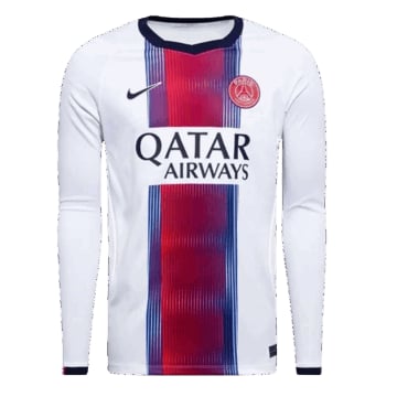Men's Replica Nike Paris Saint-Germain Away Long Sleeve Jersey 26/27